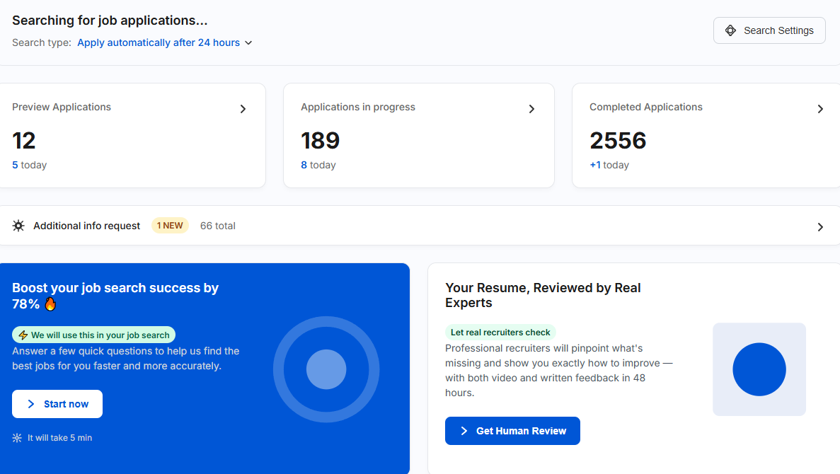 AI Medical Assistant Job Applier Dashboard